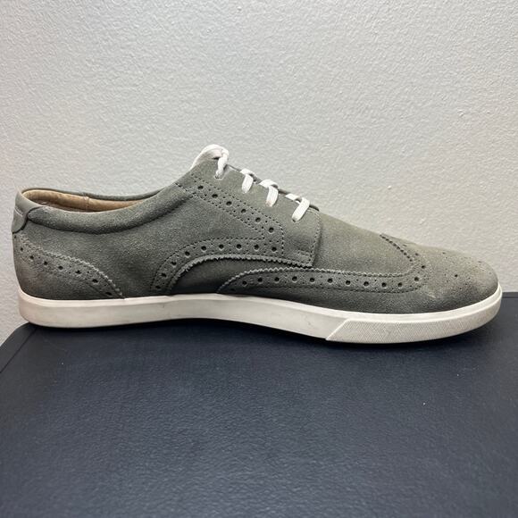 Cole Haan Men’s Suede Wingtip Sneakers Gray Casual Lace Up Shoes ? main image 10